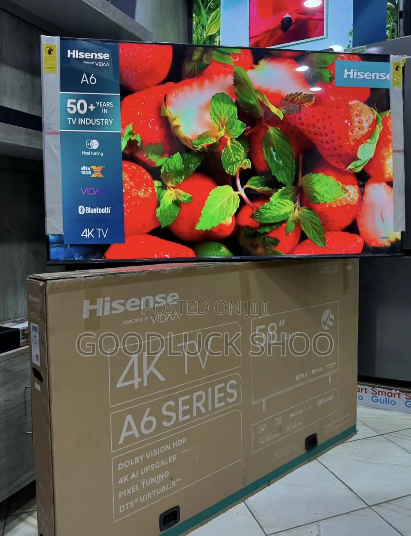 Hisense 58a6n Uhd Vidaa Smart Tv 58 Inch