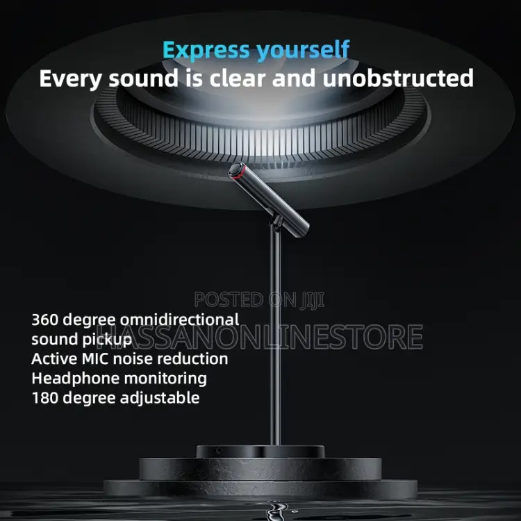 Yesido Kr18 360 Degree Omnidirectional Desktop Microphone