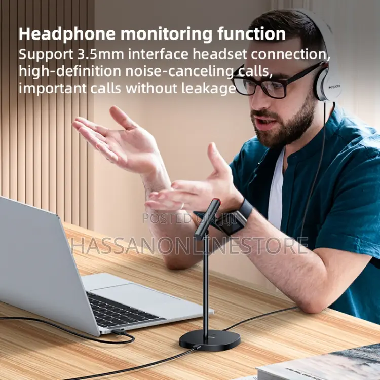 Yesido Kr18 360 Degree Omnidirectional Desktop Microphone