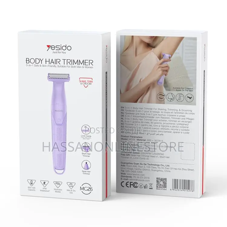 Yesido Mg26 Multifunctional Body Hair Trimmer