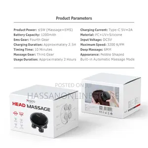 Yesido Mg04 Handheld Electric Scalp Massager Portable Head Massager