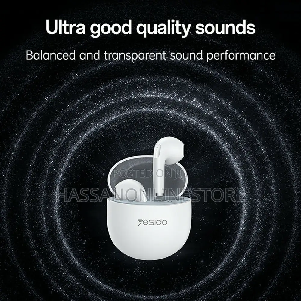 Yesido Tws35 Semi in Ear Earbuds TWS Stereo Wireless Headphones