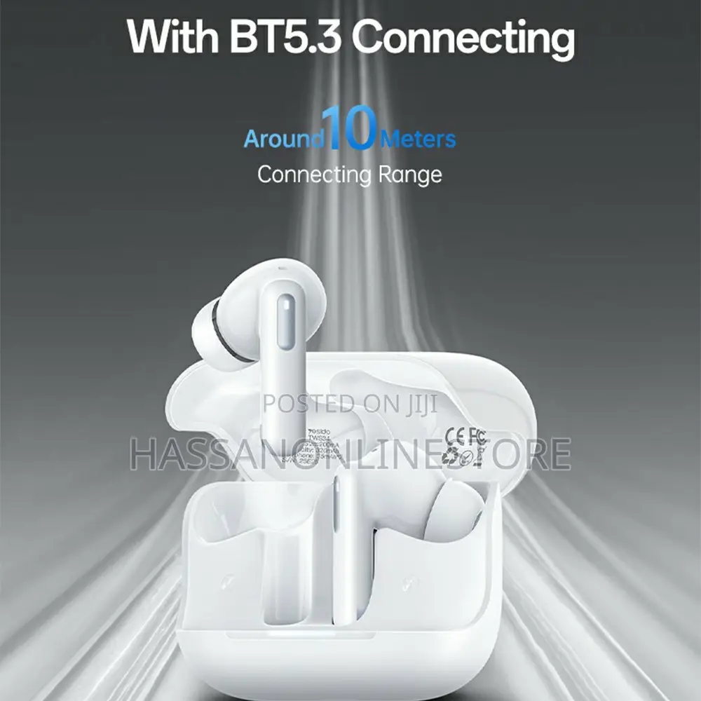 Yesido Tws34 Earbuds Dual Mic Anc + Enc Noise Cancelling Touch Control