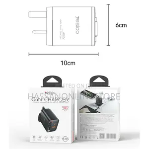 Yesido Yc145 Uk Plug 40w Fast Gan Charging Adapter