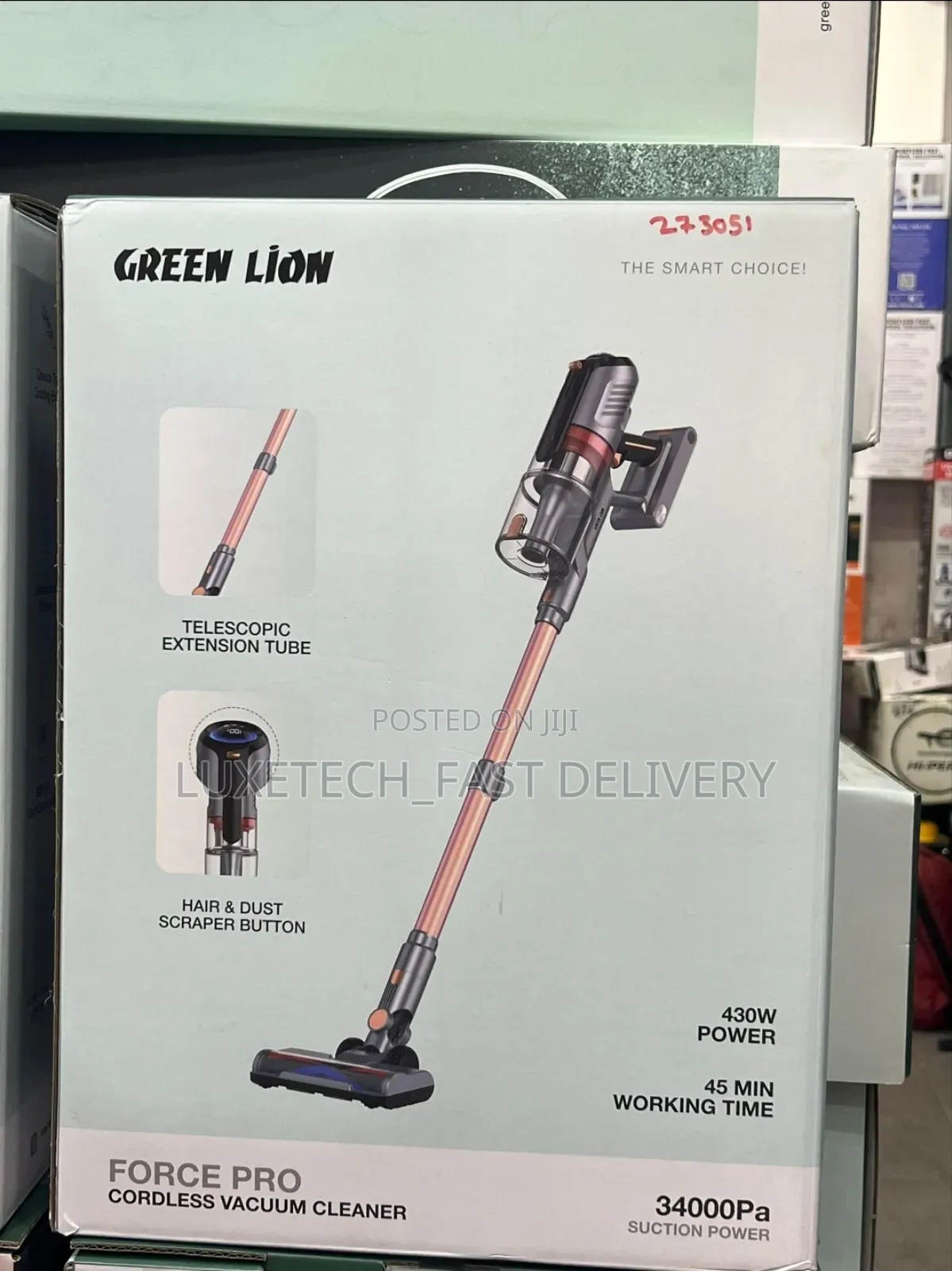Green Lion Force Pro Cordless Vacuum Cleaner