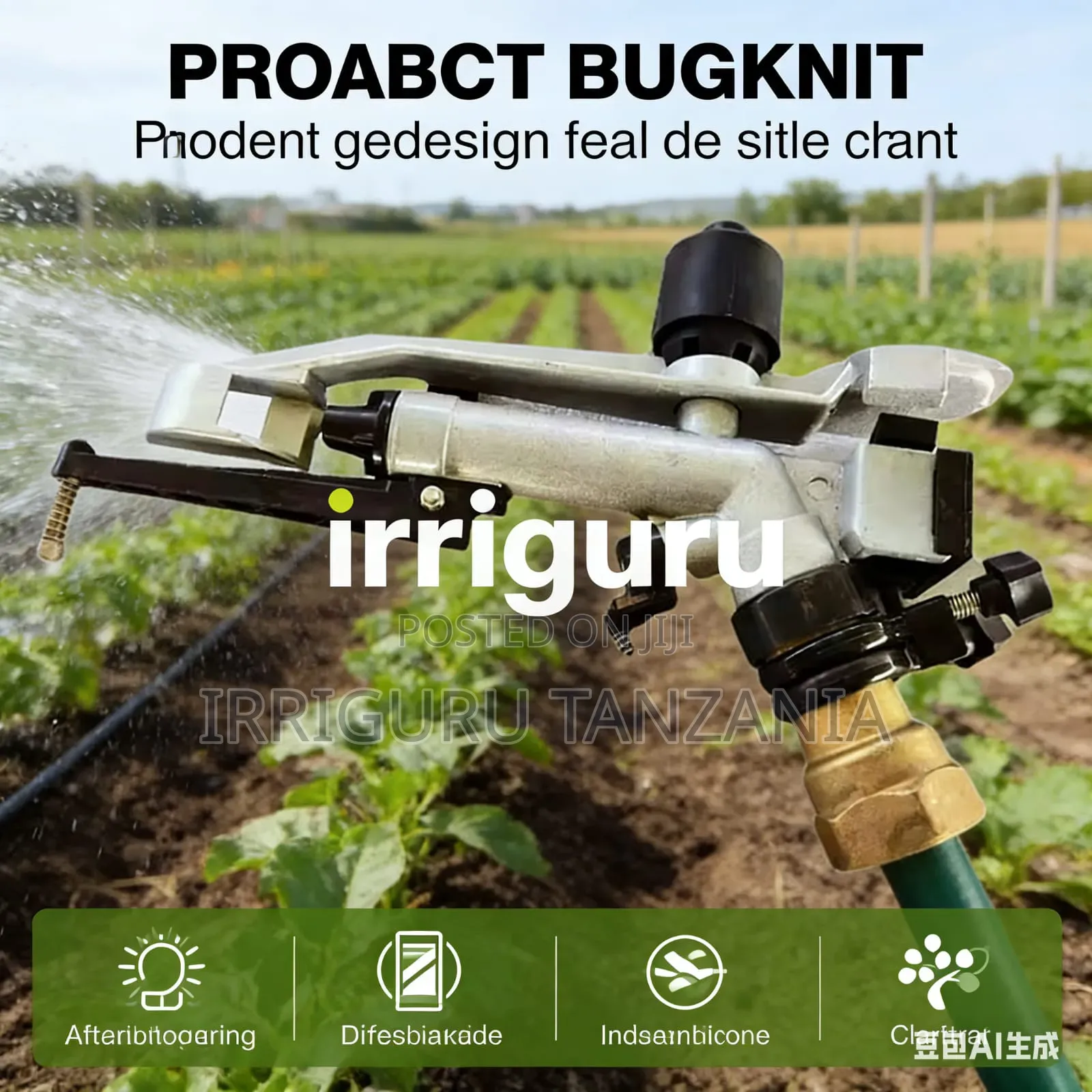 Brass Hammer Head Sprinkler