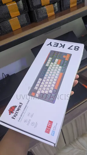 Wireless Free Wolf M 87 Keyboard.