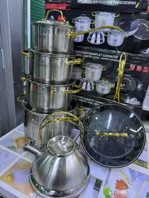 Stainless Steel Cookware 6pcs