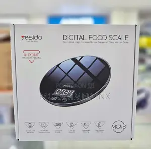 Mg43 Yesido Digital Food Scale 1-5000grams, Tempered Glass