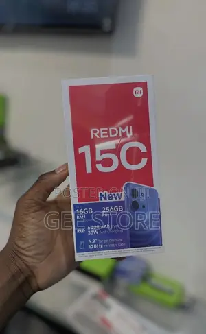 New Xiaomi Redmi 15C 4G 256 GB Black