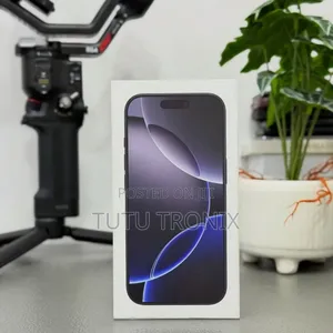 New Apple iPhone 16 Pro Max 256 GB Black