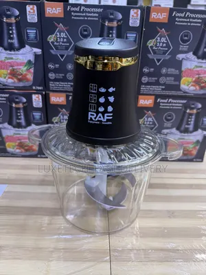 Raf 3l Electric Food Processor R.7041 for Chopping Meat and Vegetables