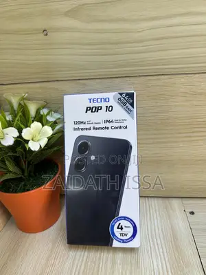 New Tecno Pop 10 64 GB Black