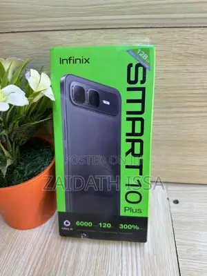 New Infinix Smart 10 Plus 128 GB Black