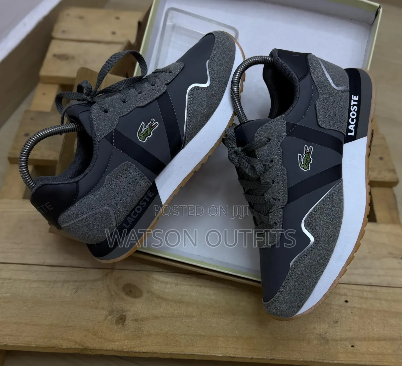 Men's Leather Shoes Lacoste Brand Very Classical and Smart