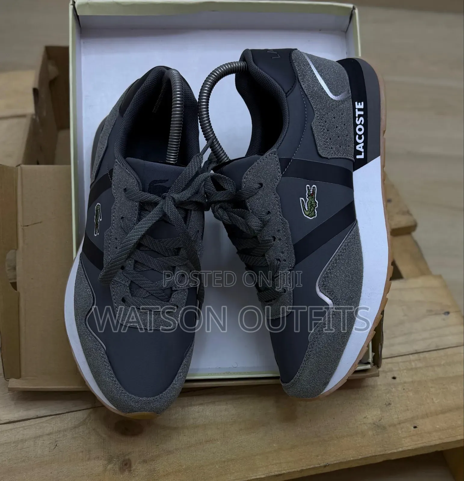 Men's Leather Shoes Lacoste Brand Very Classical and Smart
