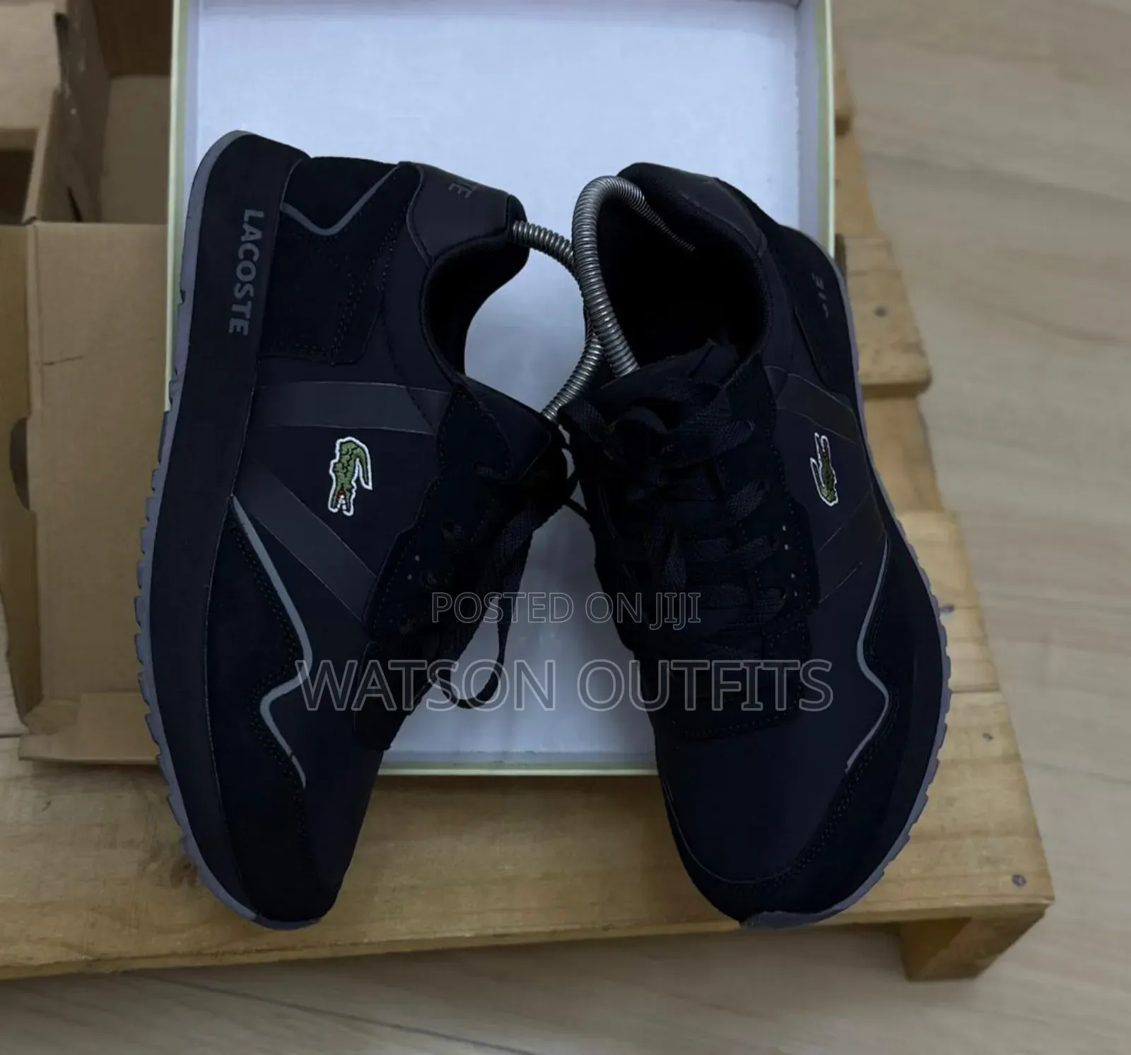 Men's Leather Shoes Lacoste Brand Very Classical and Smart