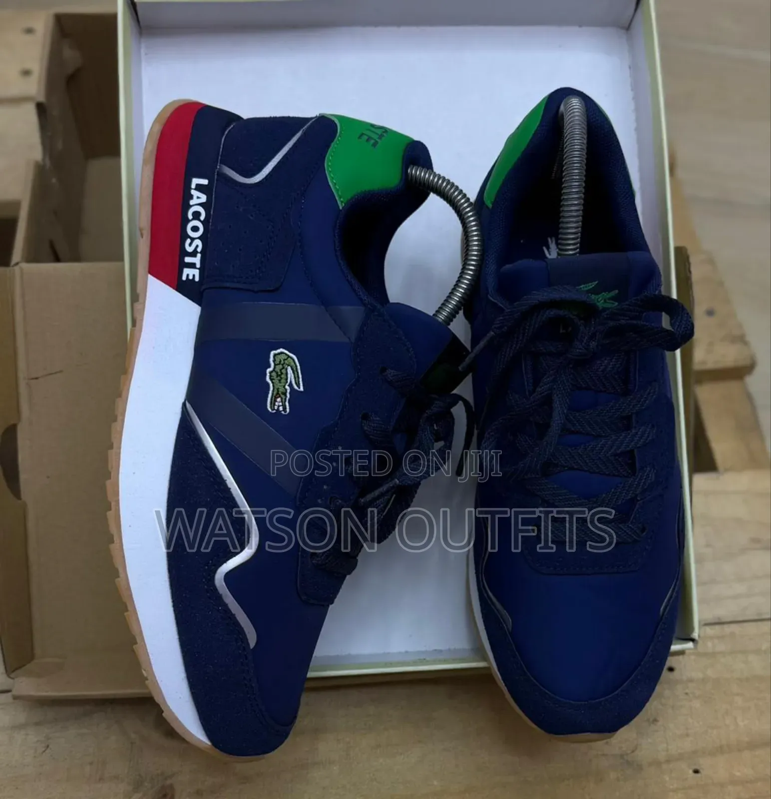 Men's Leather Shoes Lacoste Brand Very Classical and Smart