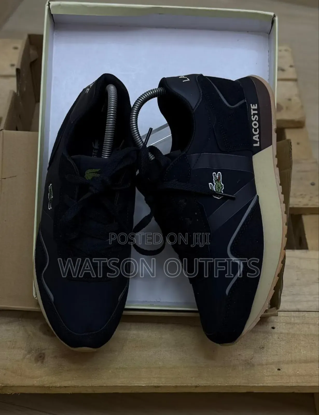 Men's Leather Shoes Lacoste Brand Very Classical and Smart