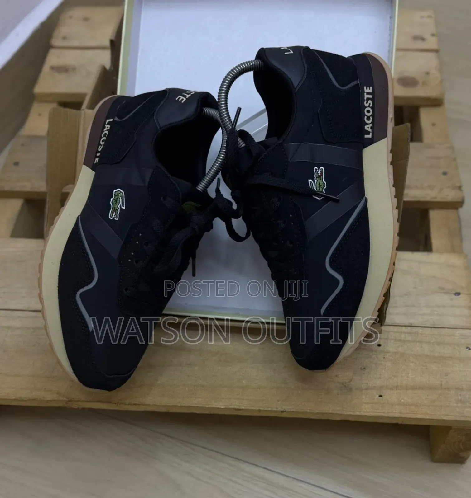 Men's Leather Shoes Lacoste Brand Very Classical and Smart