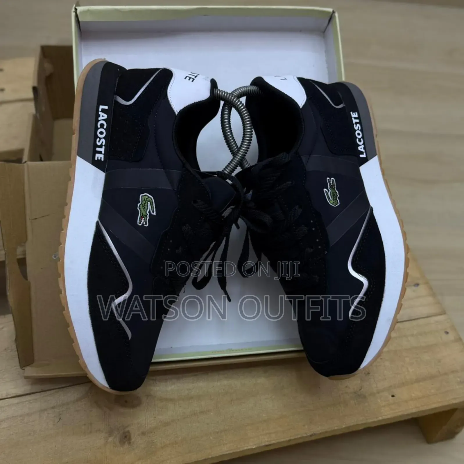 Men's Leather Shoes Lacoste Brand Very Classical and Smart