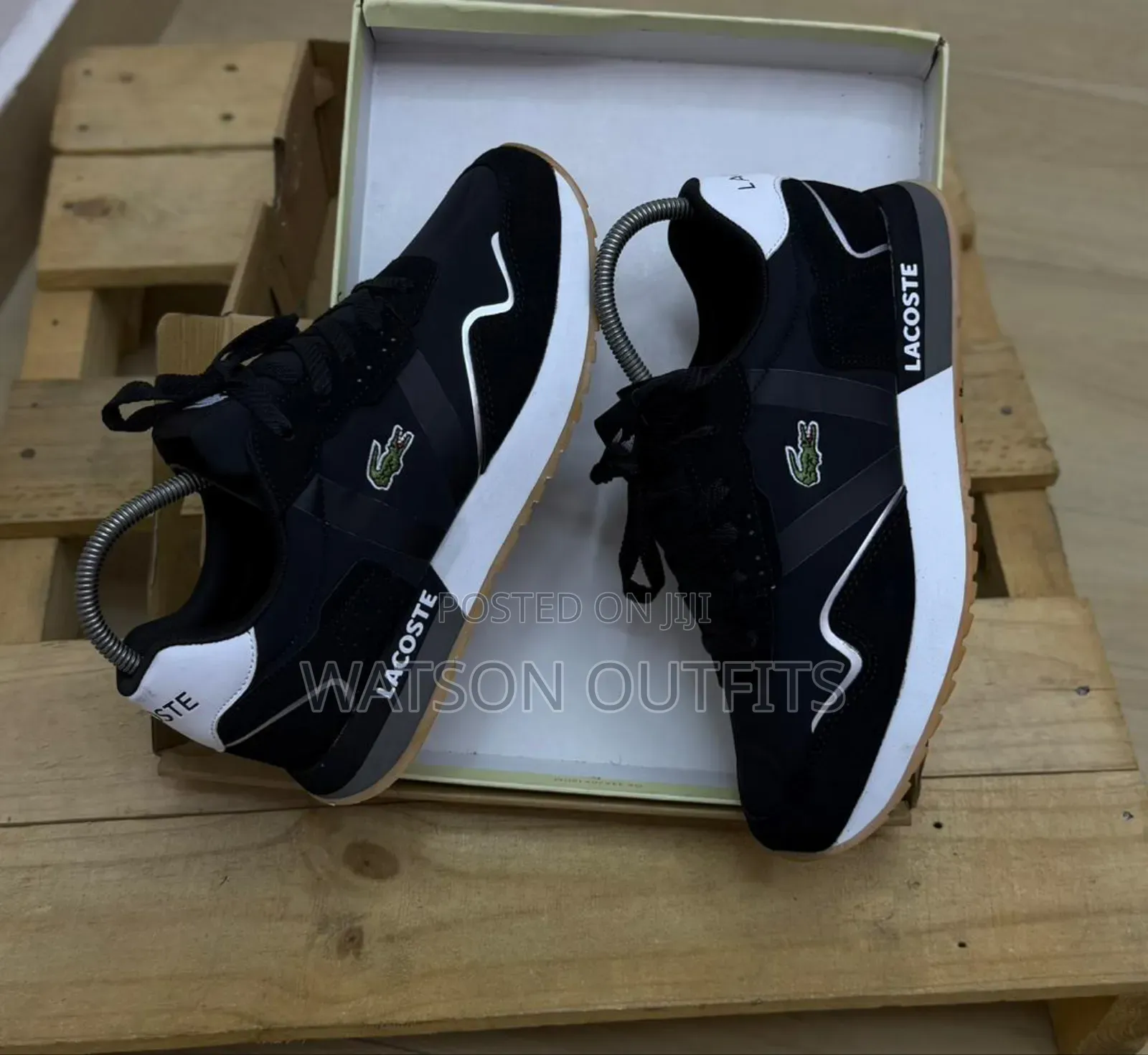 Men's Leather Shoes Lacoste Brand Very Classical and Smart