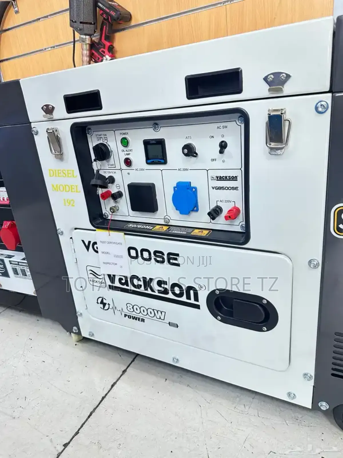 Vackson Silent Diesel Generator 8.0kva Single Phase