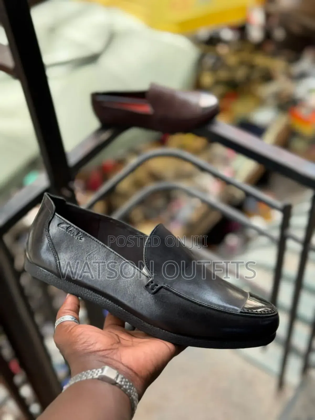 Men's Leather Shoes Clarks Brand Completely Unique Looking