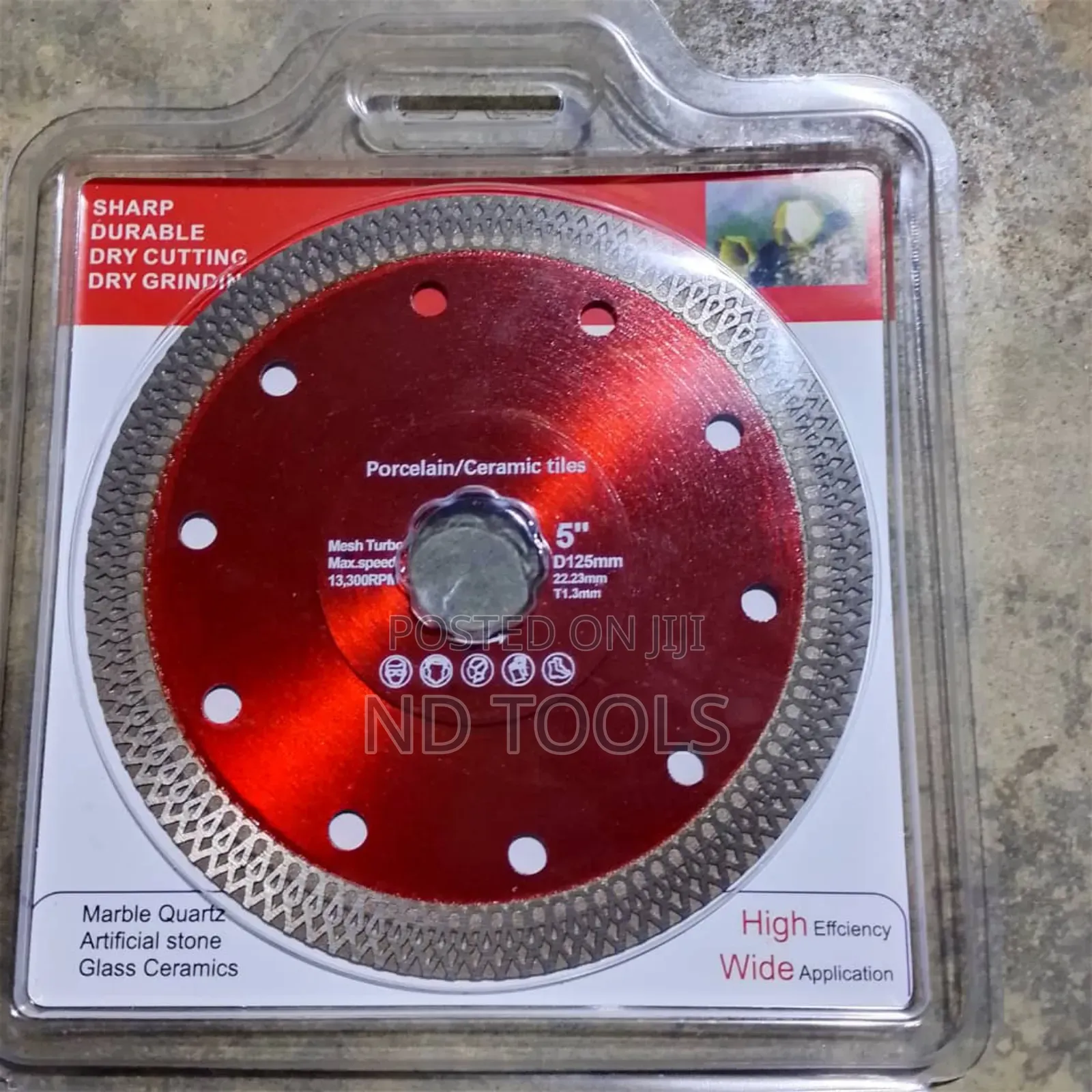 Diamond Saw Blade 5′′ × 10 Mm
