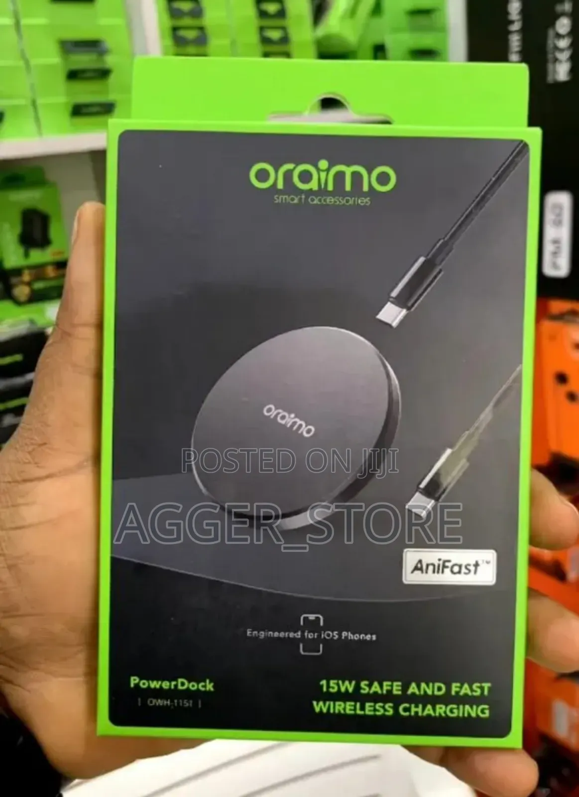 Oraimo Powerdock 15w Safe and Fast Wireless Charger