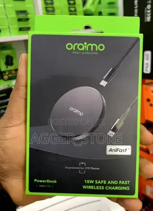 Oraimo Powerdock 15w Safe and Fast Wireless Charger