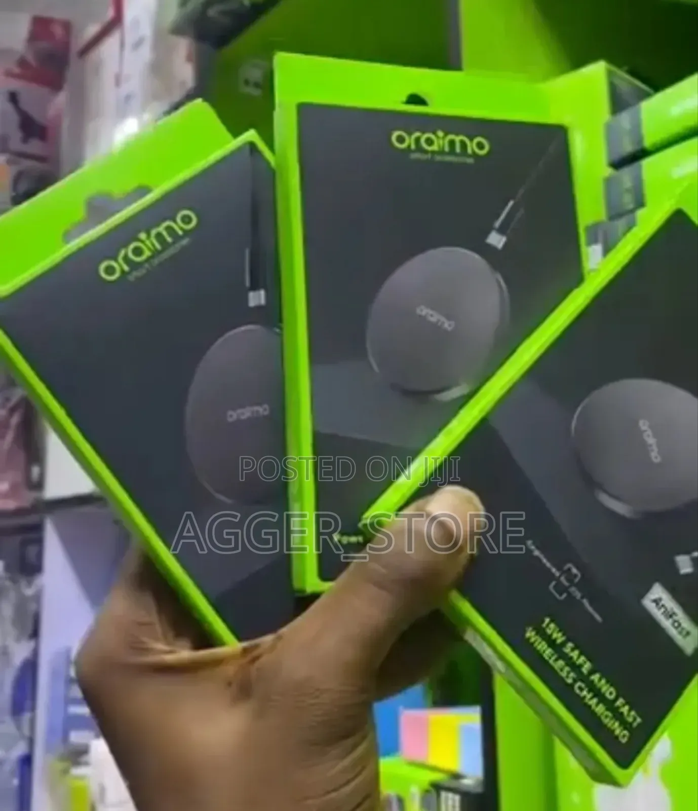 Oraimo Powerdock 15w Safe and Fast Wireless Charger