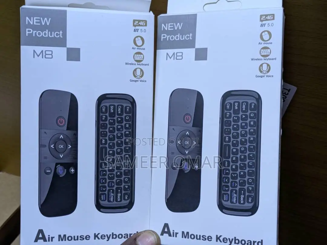 M8 Air Mouse Keyboard 3-in-1 Smart Remote Control
