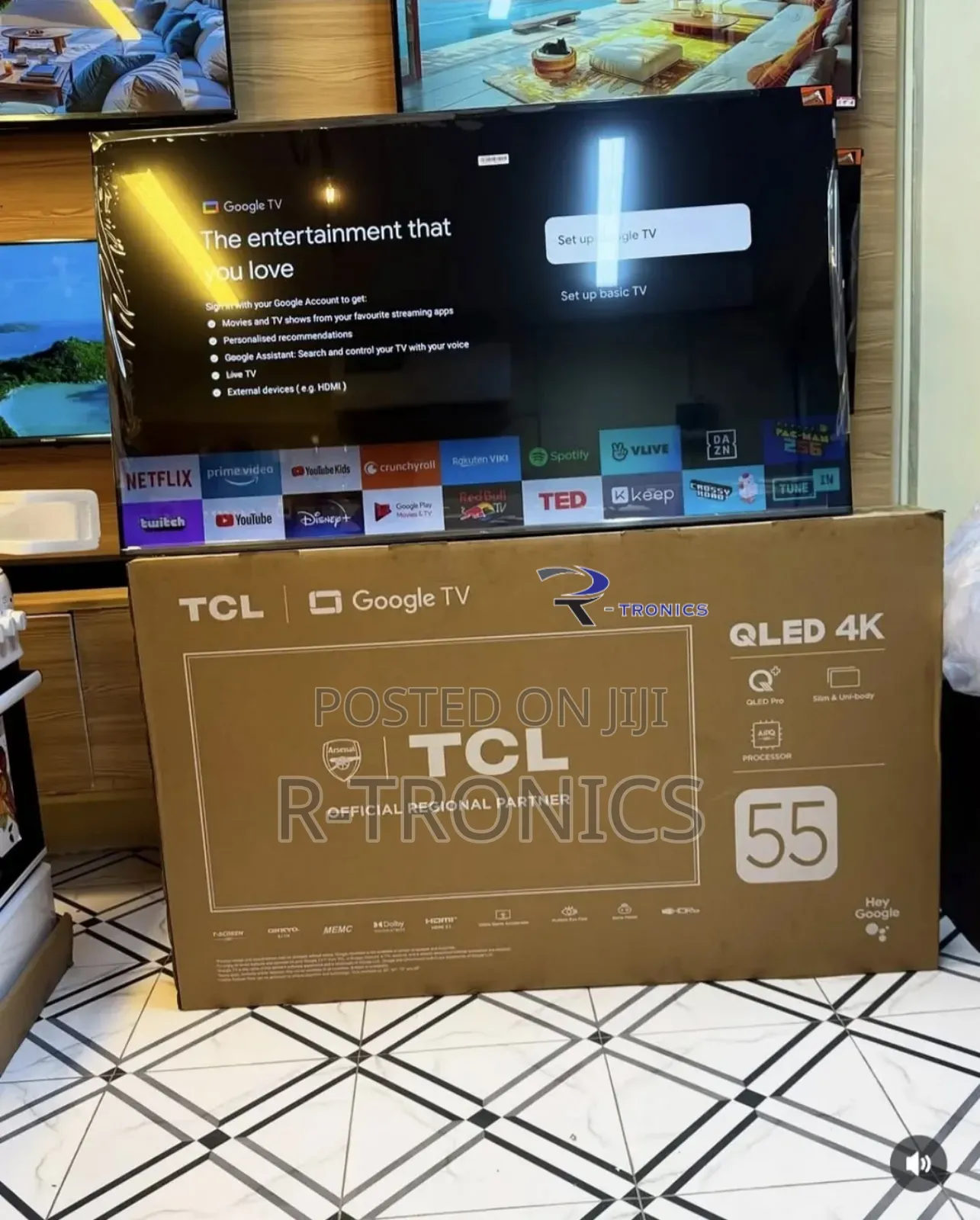 TCL (55p7k) 55-Inch Qled Google Tv
