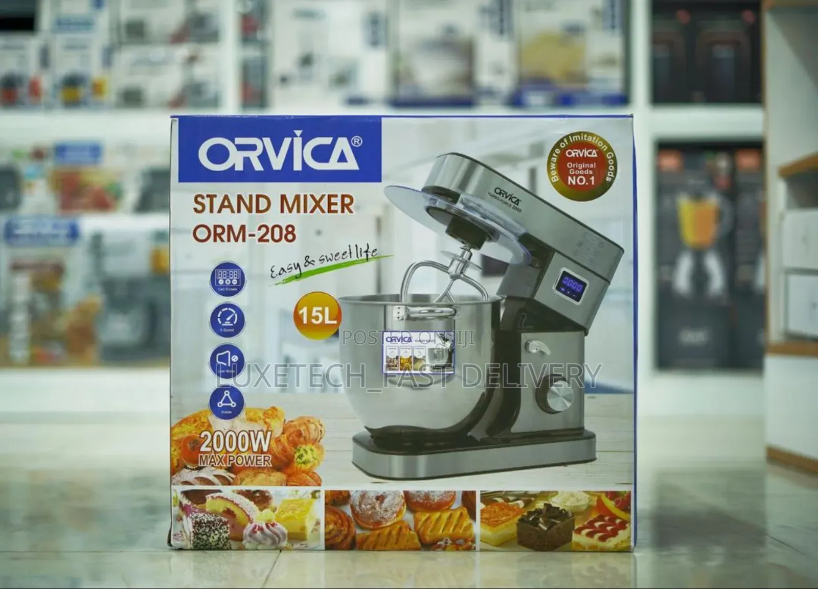 Orvica Orm-208 Stand Mixer 15-Litres