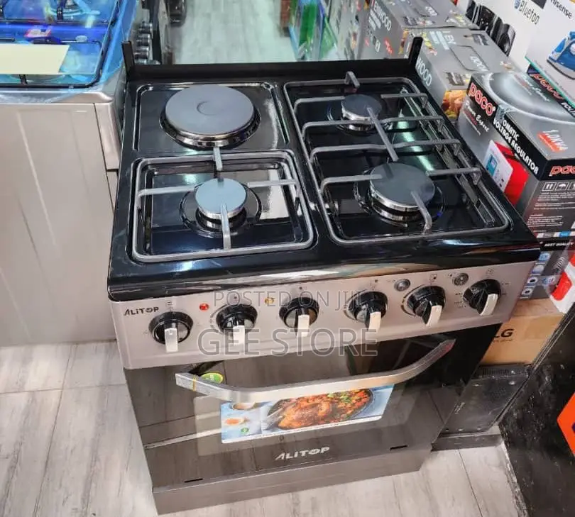 Gas Cooking Range With Oven
