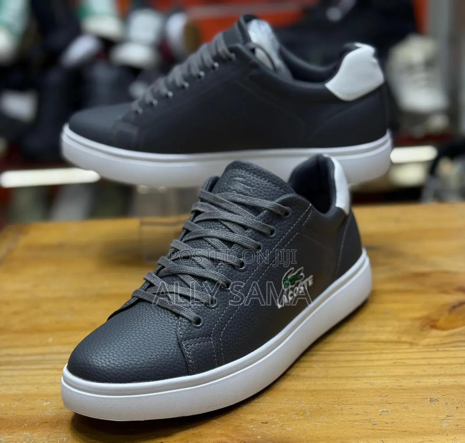 Men's Sneakers Lacoste White Material Leather