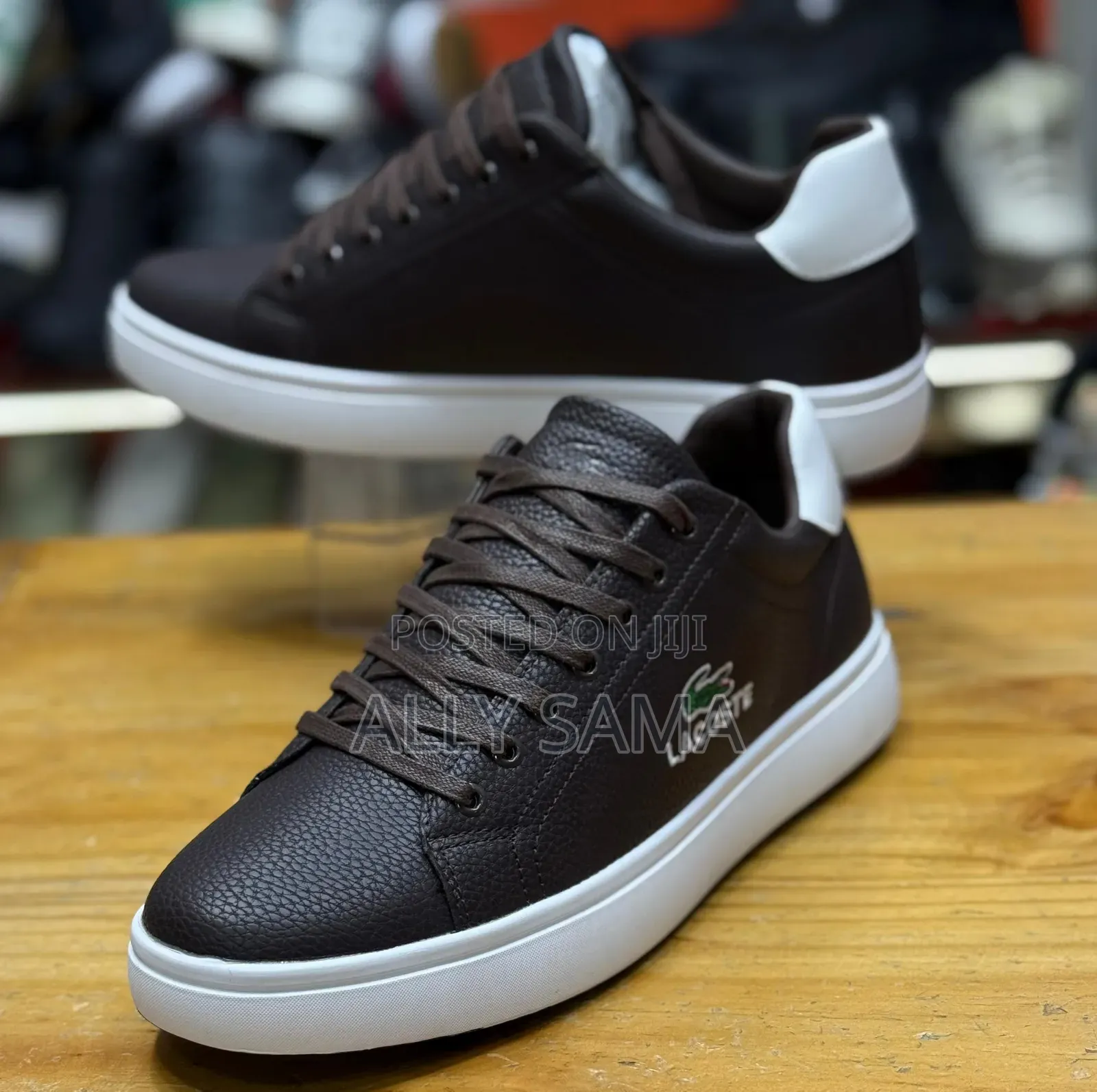 Men's Sneakers Lacoste White Material Leather