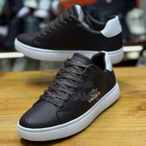 Men's Sneakers Lacoste White Material Leather