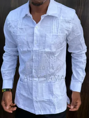 Men's Shirt Material Cotton New Design Four Pocket