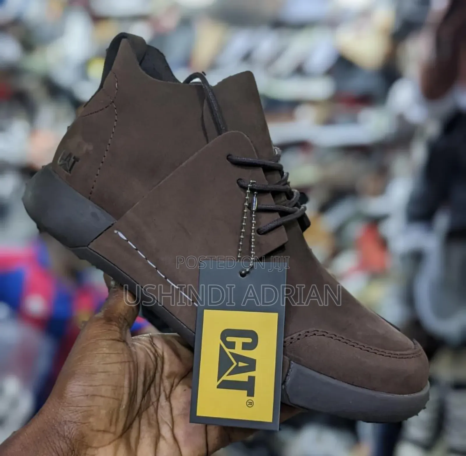 Cat Premium Leather Walkers–Viatu Vya Kiume Vya Kifahari