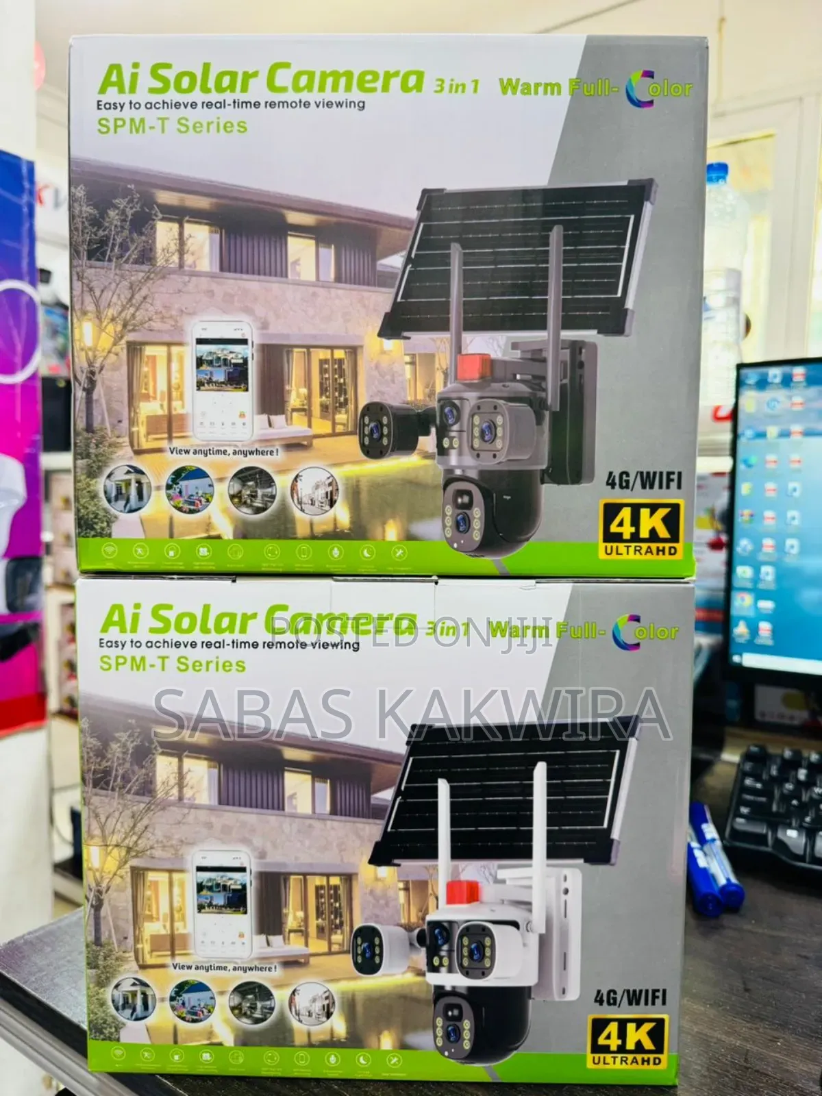 Wifi CCTV Camera With Solar Panel