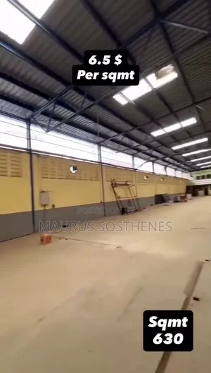 Warehouse for Rent Usd 6.5/SQM Located in Mikocheni, Dar Es Salaam