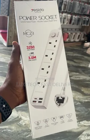 Yesido 8-in-1 Power Socket Extension Strip Mc23