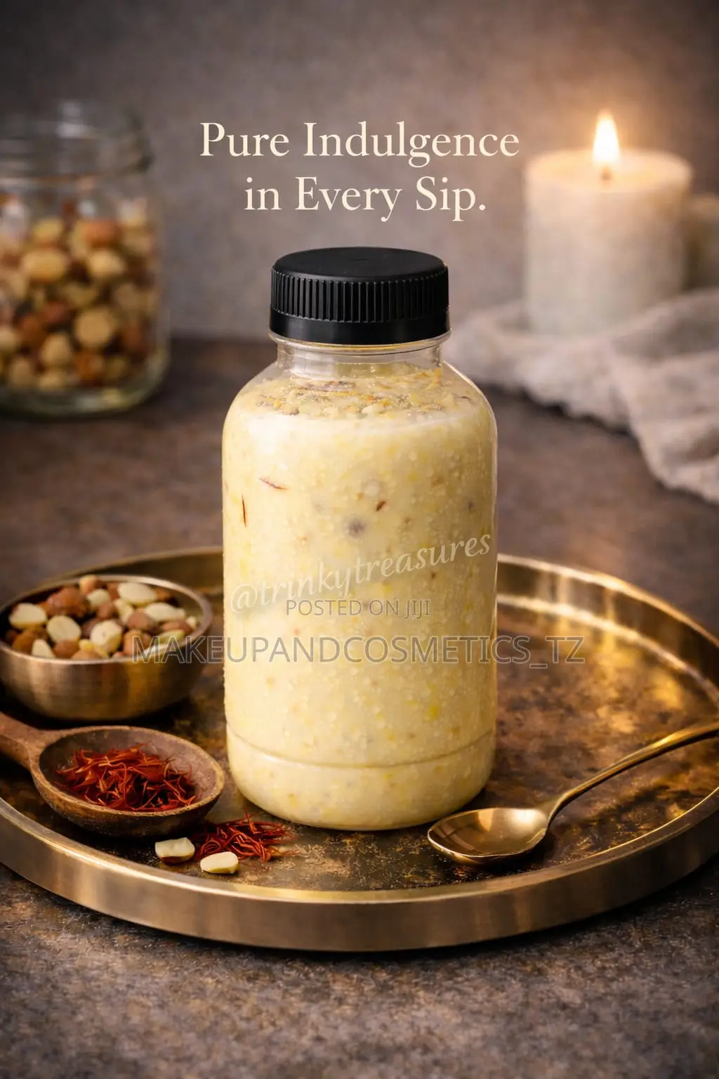 Creamy Saffron Dry Fruit Milk