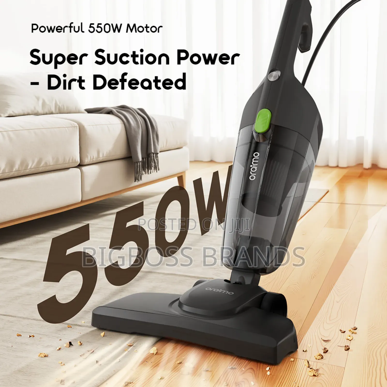 Oraimo Cordforce Plus Corded Stick Vacuum 500w Motor Osv252a