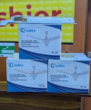 Qiudes Ceiling Fan Size 36 [Size Ya Kati]