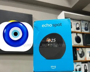 Amazon Echo Spot Smart Alarm Clock 2.8" Built-in Alexa Bedside Speaker