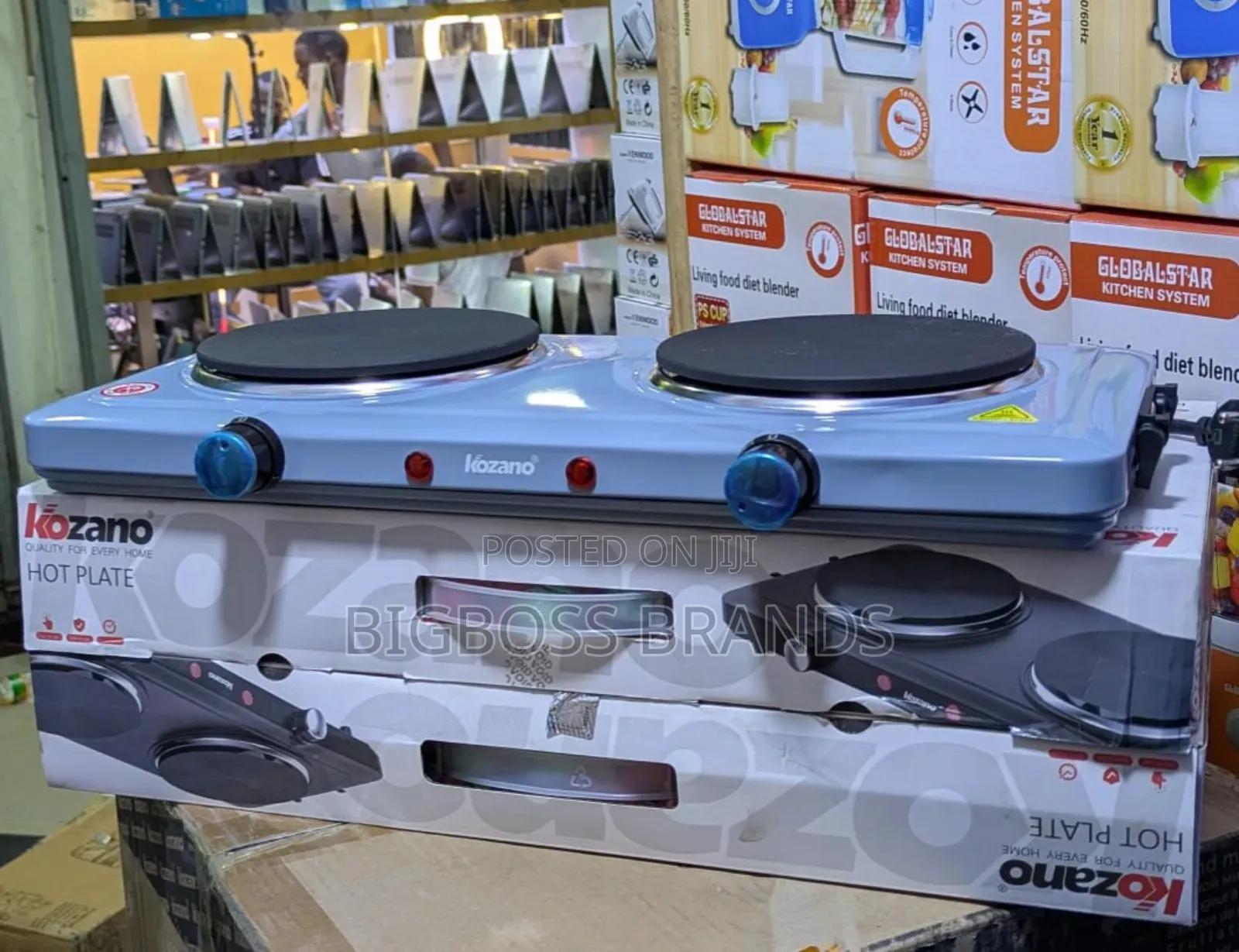 Kozano Double Hot Plates Cooker 1000w