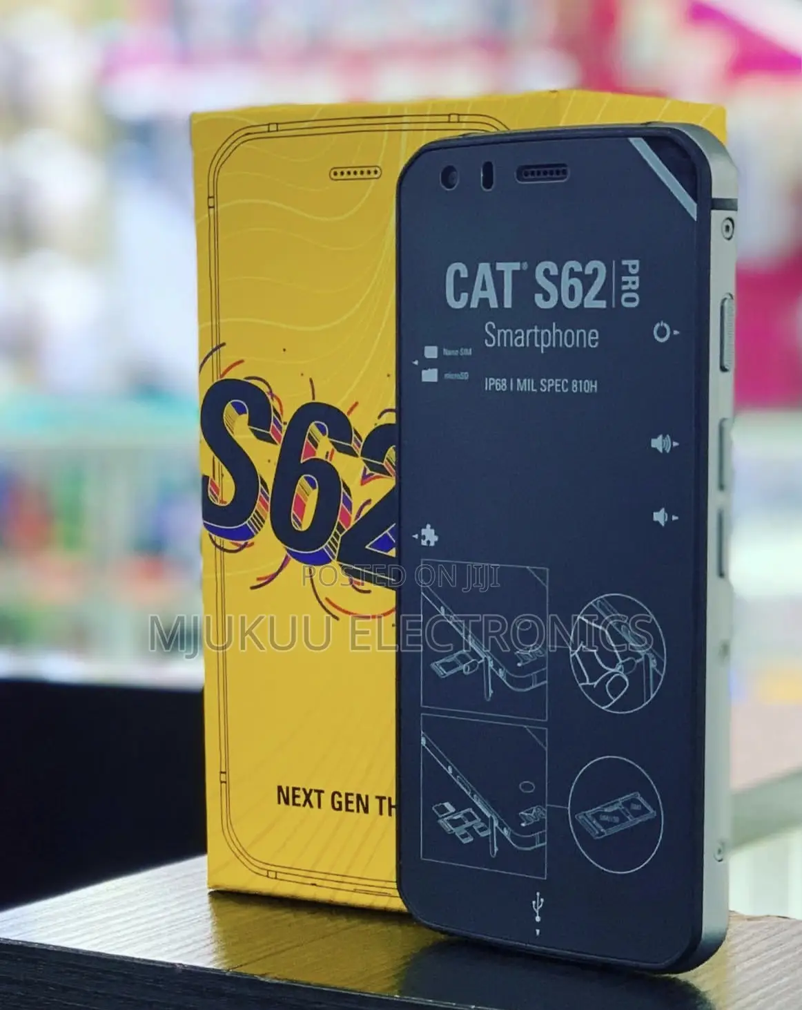 New Cat S62 Pro 128 GB Black
